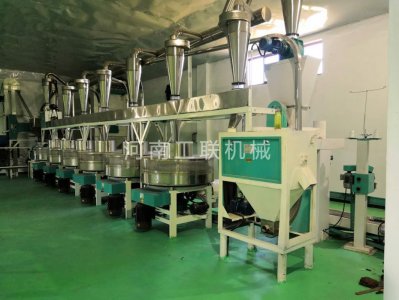 天津薊州6加1石磨面粉機