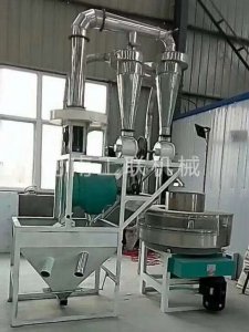全自動(dòng)單機(jī)石磨雜糧磨粉機(jī)